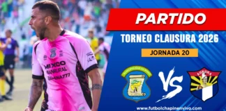 Hora y canal del Mixco vs Aurora FC en la Jornada 21 del Clausura 2026 Partido Mixco vs Aurora