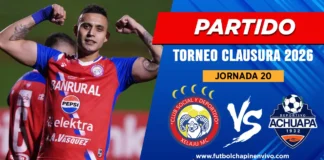 Hora y canal del Xelajú vs Achuapa en la Jornada 20 del Clausura 2026 Partidos Xelajú vs Achuapa